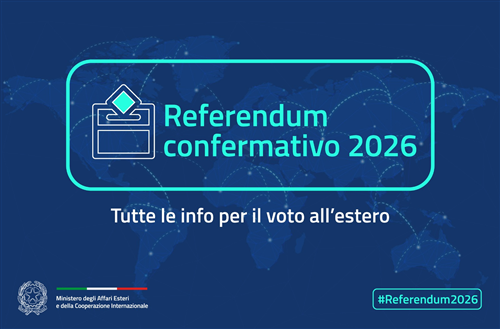 Referendum del 22/23 marzo 2026 voto in Italia per gli AIRE